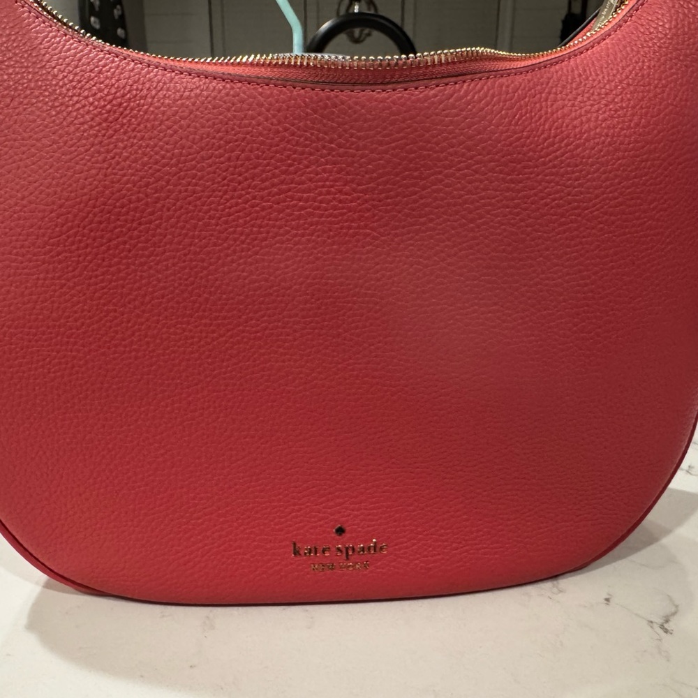 Kate Spade Pink/Coral Leather Hobo Bag
